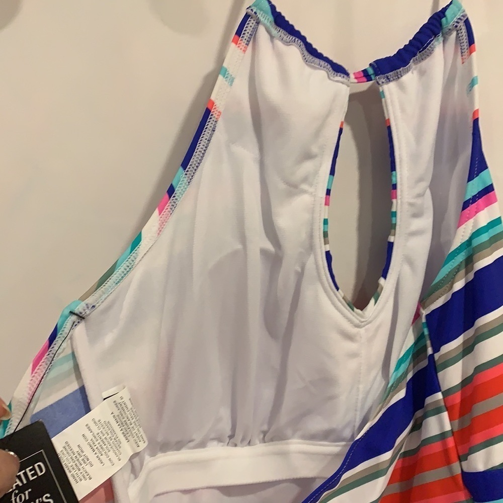 Nwt Island Escape Horizon  Halter Tankini Swim Top - Picture 3 of 5